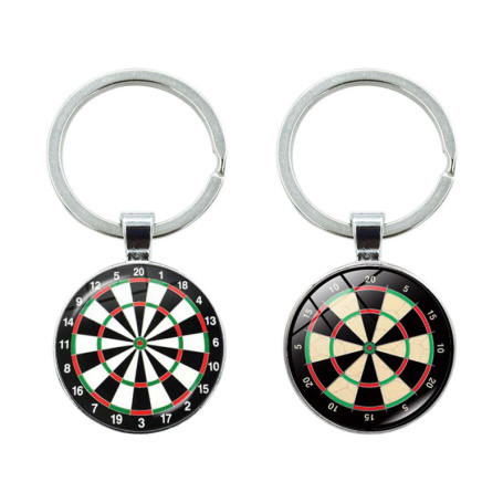 Porte-Clés Cible De Fléchettes 2 Pièces, Porte-Clés Créatifs, Porte-Clés Personnalisés À La Mode, Porte-Clés en Métal