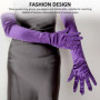 JTMKYO 1 paire de gants longs coudières pour femme, pour les soirées d'opéra, 55 cm, en satin, pour les spectacles de mariage et