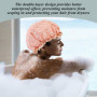 3 Pièces Bouchon De Douche Étanche, Accessoires De Bain, Casquette De Douche De Dessin Animé, Casquette Double, Bonnet De Douche