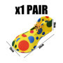 OAOSDH 1 Paire De Chaussures De Clown pour Enfants, Personnalité Créative, Chaussures À Lacets Réglables, Accessoires De Jeu De 