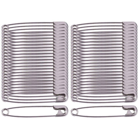 Épingles De Sûreté,Lot de 50 Tailles Épingle a Nourrice(45 Mm)