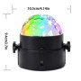 Lumières disco U 'King, télécommande DJ Party Lights 3 W 7 couleurs lumière stroboscopique activée par le son lumières de fête p