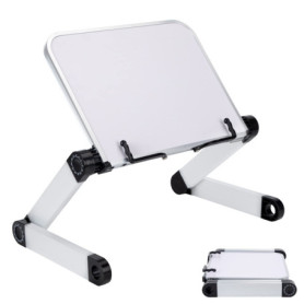 Support de Livre pour Lecture Réglable Pupitre Livre de Cuisine Ergonomique Lutrin Livre Hauteur et Angle Réglable Pliable pour 