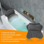 Coussin Baignoire, Coussin de Baignoire,Coussin Baignoire Adulte avec technologie 4D air mesh et avec 6 ventouses antidérapantes