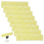 8 Pièces de Rechange l'aspirateur de Vitres pour Kärcher,Accessoires pour Nettoyeur de Vitres – Tampons de Nettoyage en Microfib