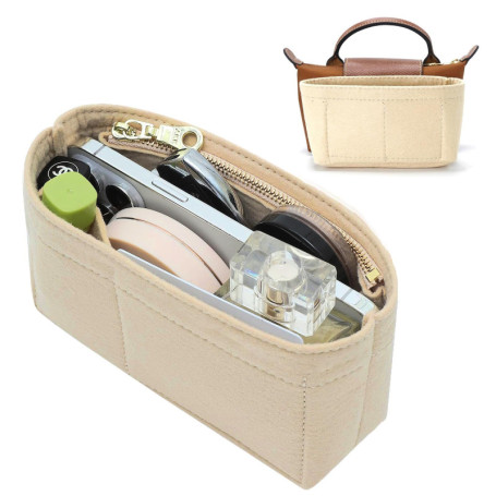 YUBBYSTU Organiseur de sac fourre-tout, organiseur de sac à main en feutre, organiseur de sac fourre-tout pliable, sac à main mu