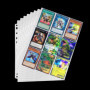 Relota 60 Pcs protege carte double face 1080 poches, pochette cartes transparentes, 11 trous classeur sleeves, protection carte 