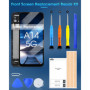 Écran LCD pour Samsung Galaxy A14 5G SM-A146B SM-A146M LCD Écran Digitizer Verre Tactile Assemblée avec Kit d'Outils de Réparati