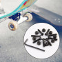 Hayaww Vis De Planche à Roulettes Skateboard Boulon De Planche à Roulettes Vis De Longboard RéParation Planche à Roulettes Visse