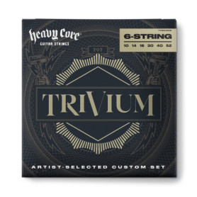 Jim Dunlop TVMN1052 Cordes pour guitare électrique Trivium nickel 10-52 6 cordes, Natural