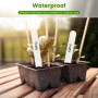 KINGLAKE 100 Pièces 15CM Etiquette Pour Plante, Suspendable Etiquettes Jardin Exterieur,Etiquettes Semis Réutilisable,Etiquette 