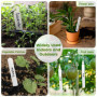KINGLAKE 100 Pièces 15CM Etiquette Pour Plante, Suspendable Etiquettes Jardin Exterieur,Etiquettes Semis Réutilisable,Etiquette 
