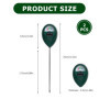 WNTJN Lot de 2 Capteurs D'Humidité du Sol à Longue Sonde, Testeur Humidité Plante, Capteur de Moniteur d'eau, Hygromètre pour Ex
