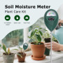 WNTJN Lot de 2 Capteurs D'Humidité du Sol à Longue Sonde, Testeur Humidité Plante, Capteur de Moniteur d'eau, Hygromètre pour Ex