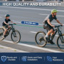 FoiiLiio Barre de Remorquage Velo,2.5m Corde de Remorquage de Vélo Rétractable,Vélo pour Enfants Corde de Remorquage pour Vélo, 