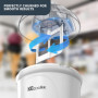 Machine à crème glacée, machine à crème glacée électrique Soft Serve fait maison KECOOLKE Yaourt glacé 1.5 L, sorbet, gelato, Bl