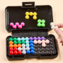 ZYEKIU IQ Puzzler Pro Smart Game Casse Tcete Casse Tete Enfant avec 120 Types de Défis, Jeux de Voyage et de Poche, Intéressant,