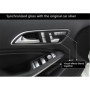 WANGCL Autocollant pour bouton de lève-vitre de voiture Mer-cedes Ben-z B C E Gla Cla Glk Gl Ml Gle Class