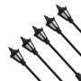 WANGCL Lot de 20 mini lampadaires LED en plastique à l'échelle 1/100 pour bacs à sable, miniatures, jardins, villes