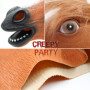 CreepyParty Costume d'halloween Fête Masque de Latex Tête Animale Cheval(Marron)