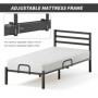 mongtsamz Arret Matelas Réglable Cale Matelas, Barre de Retenue de Matelas Métal Arret de Matelas Stabilisation de Matelas pour 