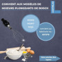 Lichtblau Fouet 2614 avec entraîneur 657379 pour mixeur plongeant 12019198 pour batteur à main Bosch I Fouet de rechange pour en