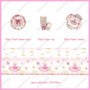 Doyomtoy Vaisselle de Fête Ballerine Anniversaire Fille Vaisselle Papier Set Assiettes en Papier Serviettes Tasses pour Fête à T