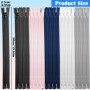 Zeuwets Nylon Fermeture, 20 Pièces Fermetures Métalliques Éclair Invisibles, 50 cm Long, 2,5 cm Large, Fermetures Ouvrable Sépar