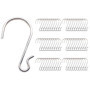 Abiyou 60 Pièces Crochet S Acier Inoxydable, Crochets en S, Crochets en Forme de S, Forme de S Crochets en Métal, Crochets en S 