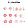 Charmes de Chaussure,12 PCS Mignons Décorations de Chaussures Fleurs avec Boutons Colorés Breloques de Chaussures Mode Fleurs Ch