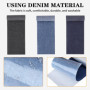 3 Rouleaux Patch Thermocollant Jean,Tissus Couture Piece Thermocollante Vetement,Reparation à Collant De Fer,Jeans Pantalon Roul