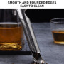 2Pièces Infuseur Thé,à Filtre en Acier Inoxydable Tea de Passoire Maille Fine,Cuillere Tube Infuser Strainer épices Filter,Sache