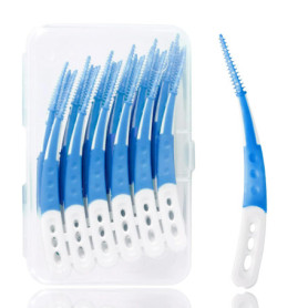 Bâtonnets interdentaires, 60 Pièces Brossettes Interdentaire, Fil Dentaire Bâtonnets de Nettoyage, action douce pour les gencive