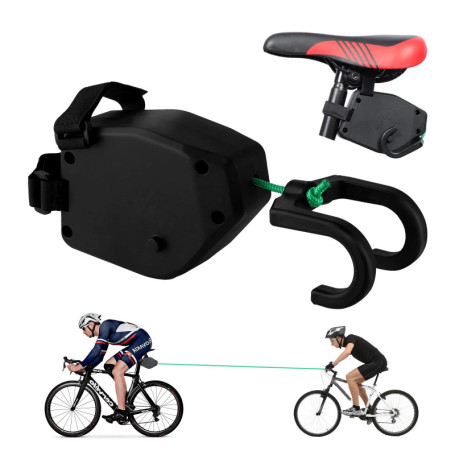 Corde de Remorquage Enfant 2,5 m – Barre Traction Velo – Tire Velo Enfant – Barre Remorquage pour VTT, Route, Ville, Promenades,