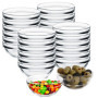 PORFOYO 20 Pièces Bol En Verre 7,5 cm, 75 Ml Mini Bols En Verre, Coupe Dessert Bols À Sauce Coupelle Dessert Bol À Trempette Pou