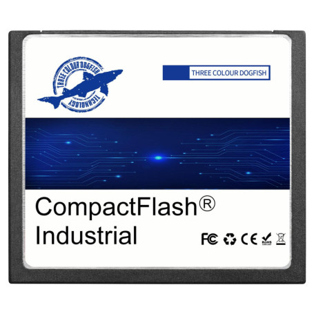 Dogfish Carte Compact Flash 2Go Mémoire CF Type I Haute Performance FAT16 pour Équipements Industriels et Appareils Photo Numéri