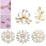 35 Comprimés Boutons Strass, Bouton Décoration Perle, Outons en Strass Bijoux en Strass, Argent Cristal Bouton Accessoire, Utili