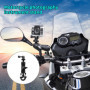 Moto Boule Support, RAM Mount U-Bolt, Adaptateur Bille Base Compatible de Téléphone pour Vélo et Rotule Mount avec Supports Ram 