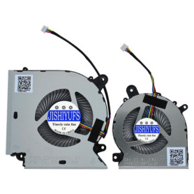 JISHIYUFS Nouveau CPU+GPU Ventilateur de Refroidissement pour MSI Katana GF76 Pulse GL76 MS-17L1 GF66 11UC Pulse GL66 11UEK MS-1