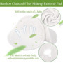Coton Demaquillant Fibre de Bambou, 16 Coton Demaquillant Lavable Reutilisable, 1 Sac de Rangement, Super Doux A Lingette Demaqu
