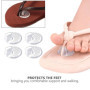 7 Paires Coussinets Protecteurs D'orteils Tong Coussin Protège Orteils, sandales en silicone Avant Pieds Pads pour orteils couss
