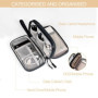 MeoZynxadril Sac de Rangement Câble, Portable Pochette Rangement Cable, Pochette Rangement Cable, Pochette de Rangement, Accesso