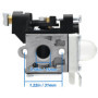 BenTsD Compatible avec A021001351 Carburateur RB-K90 avec kit d'entretien de repower pour souffleurs Echo PB-251 PB-255 ES-255 A