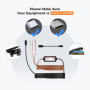Mini USB & Type C Hardwire Kit avec Câble ACC, 3.5m/11.5 pieds 12V/30V à 5V/2A, 8 Tap Câble Porte Fusible avec Protection Basse 