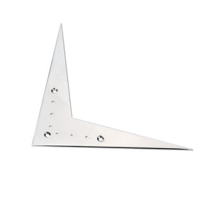 Alnicov Lotmusic Chevalet de guitare 6 cordes en V Compatible avec accessoires de guitare Flying V Argenté