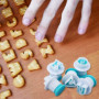 Lot de 26pcs Emporte-Pièce, Lettres Alphabet Découpoirs pour Décoration Pâte à Sucre, Biscuit, Gteau, Ustensiles à Pâtisserie - 