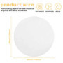Papier sulfurisé rond : WEGREAT 200 feuilles de papier arrière rond 28 cm papier sulfurisé papier anti-adhésif pour barbecue, pl