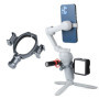 Adaptateur sabot de flash pour DJI Osmo Mobile SE OM4, OM5 & OM6, clip anneau torique, connecté au microphone et aux accessoires