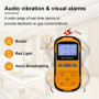 Scondaor Détecteur de fuite de gaz pour H2S CO O2 et LEL, détecteur de gaz portable avec alarmes audibles, visuelles et vibrante