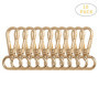 KIMI-HOSI 10 Pièces D'or Porte-Clés Pivotant Crochet Pivotant Fermoir Sac Alliage Crochets Mousquetons Pivotants Crochets Pivota